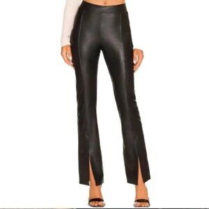 AFRM Black Faux Leather Pants